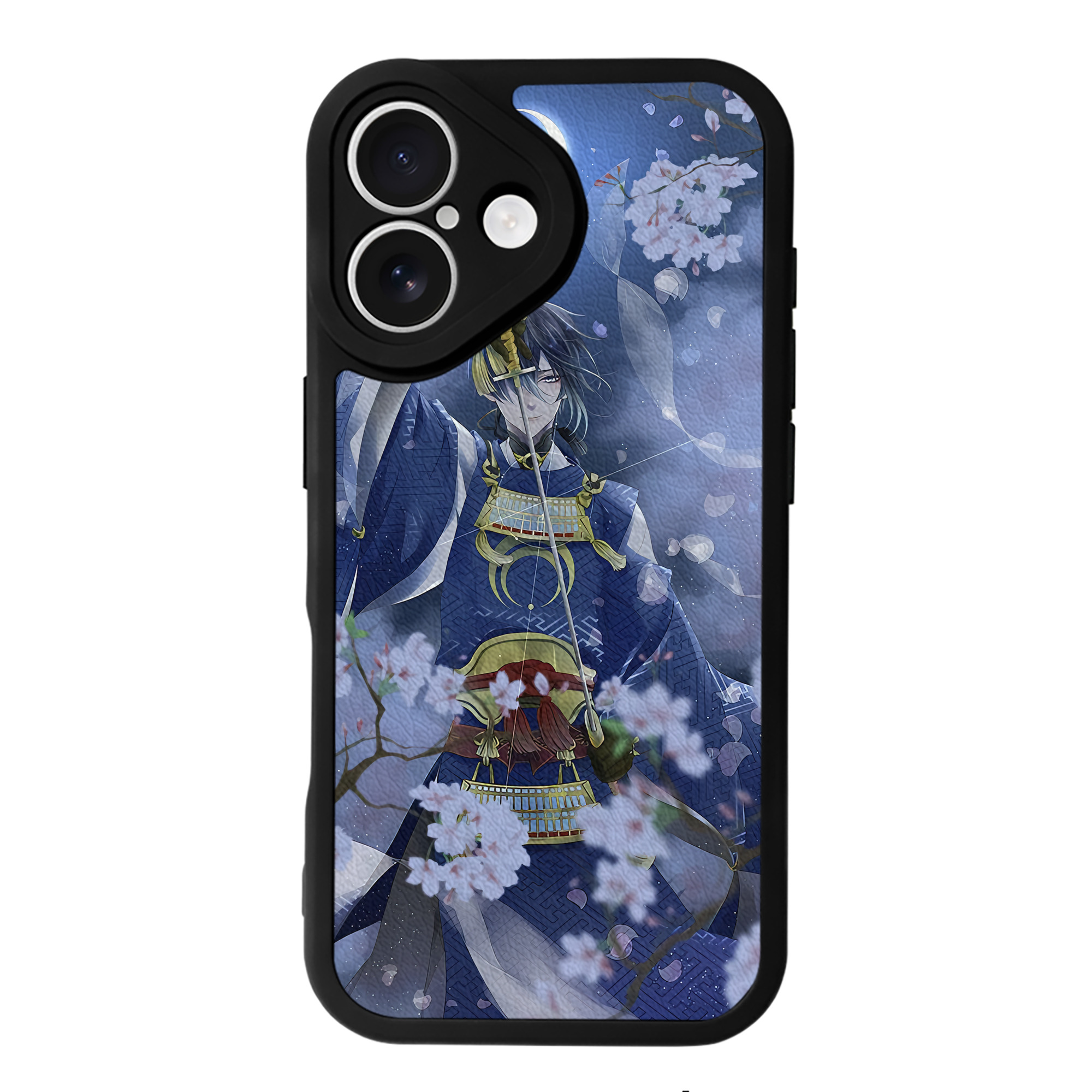 （画像用） 刀剣乱舞 Touken Ranbu 【iPhone 16シリーズ対応】シリコンスマホケース（レザー調） 材質：シリコン